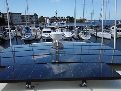 Marine Solar Panel Install 002 | Nicholson Marine Services