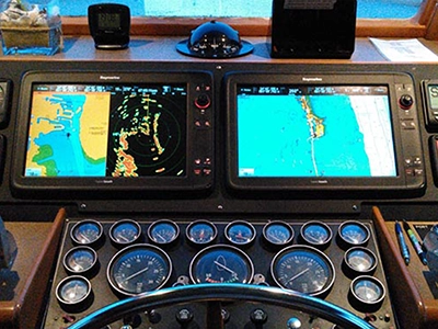 Marine Chart Plotter Install Photo 3 | Nicholson Marine Services