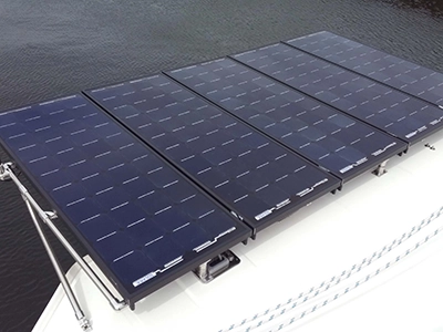 Marine Solar Panel After Install 001  | Nicholson Marine Services