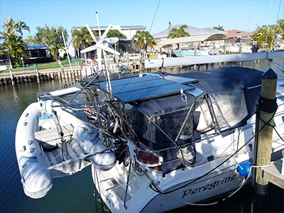 Marine Solar Panel Install | Nicholson Marine Services