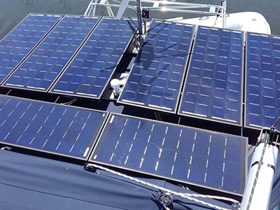 Marine Solar Panel Install | Nicholson Marine Services