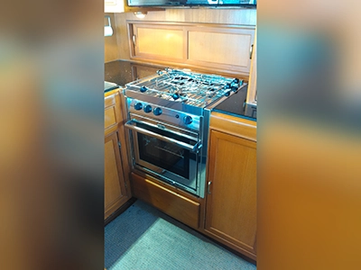 Marine Galley stove conversion 002 | Nicholson Marine Services