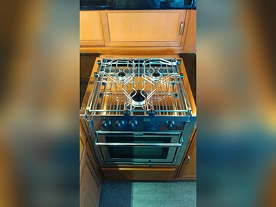 Marine Galley stove conversion 003 | Nicholson Marine Services