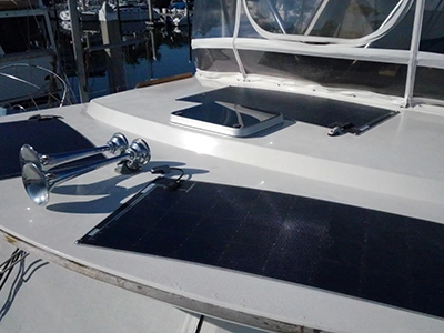 Marine Solar Panel Install 003 | Nicholson Marine Services